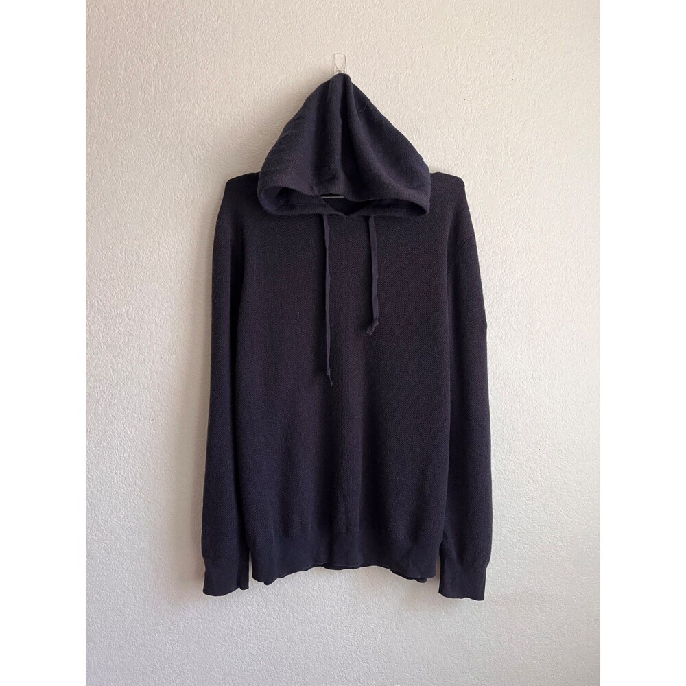 RLX Ralph Lauren The Olympic Club Mesh-Knit Cashmere Hooded Sweater Size LARGE